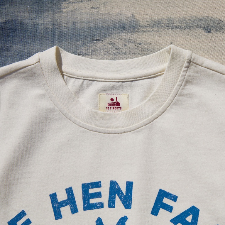 Printed Vintage Tee White 4